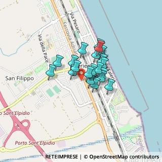 Mappa Via Siracusa, 63821 Porto Sant'Elpidio FM, Italia (0.2705)