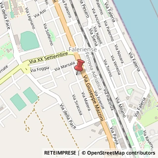 Mappa Via Matera,  21, 63018 Porto Sant'Elpidio, Fermo (Marche)