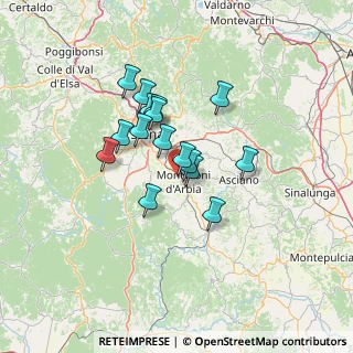 Mappa Via Marco Biagi, 53014 Monteroni d'Arbia SI, Italia (10.4)