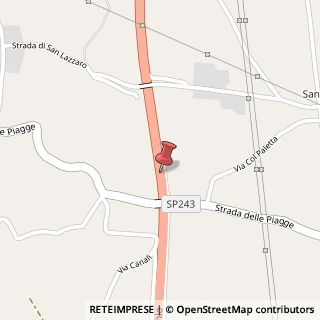 Mappa Strada Statale Flaminia Km 186.500, , 06023 Gualdo Tadino, Perugia (Umbria)