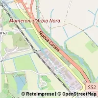 Map Monteroni d'Arbia