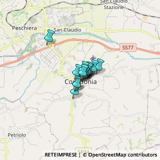 Mappa Via Giacomo Matteotti, 62014 Corridonia MC, Italia (0.54294)