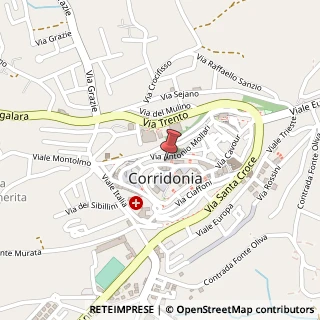 Mappa Via Giacomo Matteotti, 10, 62014 Corridonia, Macerata (Marche)