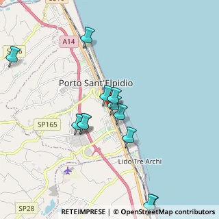 Mappa Via Giovanbattista Pergolesi, 63821 Porto Sant'Elpidio FM, Italia (2.01917)