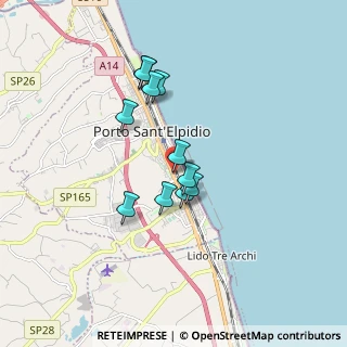 Mappa Via Giovanbattista Pergolesi, 63821 Porto Sant'Elpidio FM, Italia (1.41818)