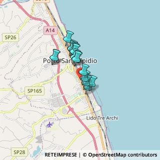 Mappa Via Giovanbattista Pergolesi, 63821 Porto Sant'Elpidio FM, Italia (1.09563)