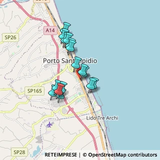 Mappa Via Mascagni, 63821 Porto Sant'Elpidio FM, Italia (1.43438)