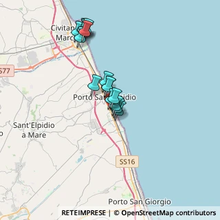 Mappa Via Mascagni, 63821 Porto Sant'Elpidio FM, Italia (2.93067)