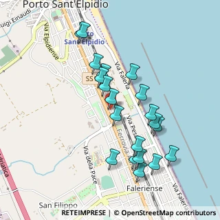 Mappa Via Giovanbattista Pergolesi, 63821 Porto Sant'Elpidio FM, Italia (0.4795)