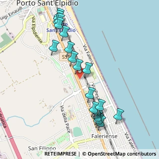 Mappa Via Mascagni, 63821 Porto Sant'Elpidio FM, Italia (0.5715)