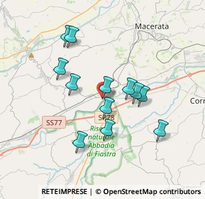 Mappa Via G. Luciani, 62010 Pollenza MC, Italia (3.21417)