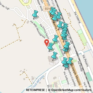 Mappa Via della Montagnola, 63821 Porto Sant'Elpidio FM, Italia (0.257)