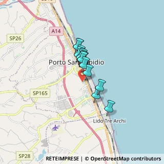 Mappa Via della Montagnola, 63821 Porto Sant'Elpidio FM, Italia (1.08071)