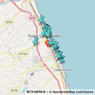 Mappa Via della Montagnola, 63821 Porto Sant'Elpidio FM, Italia (1.1665)