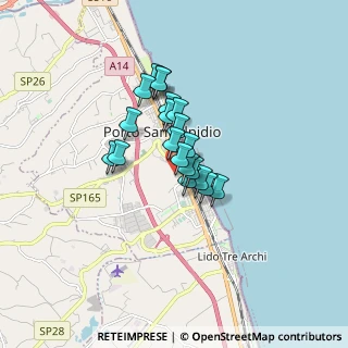 Mappa Via della Montagnola, 63821 Porto Sant'Elpidio FM, Italia (1.1065)