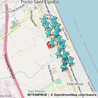 Mappa Via della Montagnola, 63821 Porto Sant'Elpidio FM, Italia (0.3865)