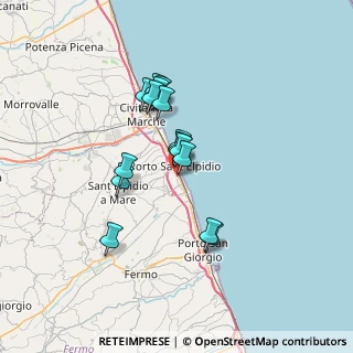 Mappa Via della Montagnola, 63821 Porto Sant'Elpidio FM, Italia (5.62467)