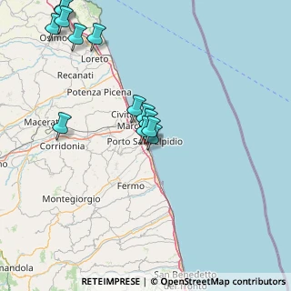 Mappa Via della Montagnola, 63821 Porto Sant'Elpidio FM, Italia (17.95846)