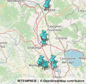 Mappa 52048 Foiano della Chiana AR, Italia (15.60364)