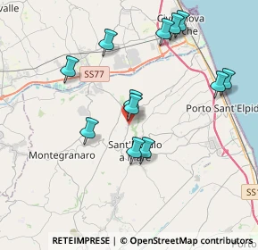 Mappa Via 8 Marzo, 63811 Sant'Elpidio a Mare FM, Italia (3.90417)