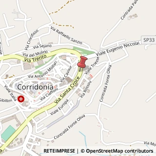 Mappa Via San Croce, 15, 62014 Corridonia, Macerata (Marche)