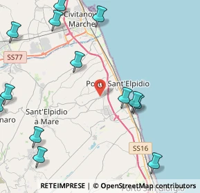 Mappa Via Maiella, 63821 Porto Sant'Elpidio FM, Italia (5.92)