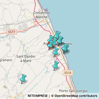 Mappa Via Maiella, 63821 Porto Sant'Elpidio FM, Italia (2.33818)