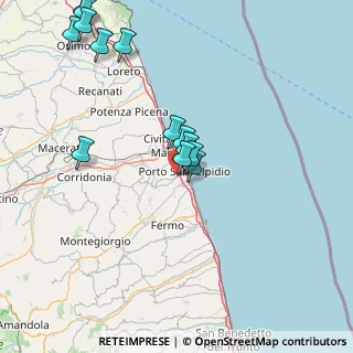 Mappa Via Maiella, 63821 Porto Sant'Elpidio FM, Italia (17.48769)