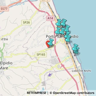 Mappa Via Maiella, 63821 Porto Sant'Elpidio FM, Italia (1.80273)