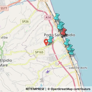 Mappa Via Maiella, 63821 Porto Sant'Elpidio FM, Italia (1.84727)