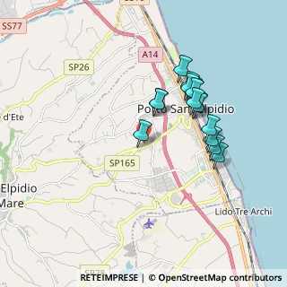 Mappa Via Maiella, 63821 Porto Sant'Elpidio FM, Italia (1.68313)