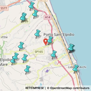 Mappa Via Maiella, 63821 Porto Sant'Elpidio FM, Italia (2.71813)
