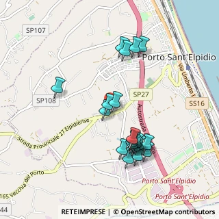 Mappa Via Maiella, 63821 Porto Sant'Elpidio FM, Italia (0.952)