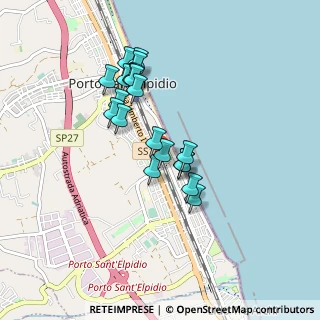 Mappa Via Bellini, 63821 Porto Sant'Elpidio FM, Italia (0.772)