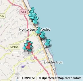 Mappa Via Francesco Cilea, 63821 Porto Sant'Elpidio FM, Italia (1.46688)