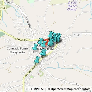 Mappa Via Giambattista Velluti, 62014 Corridonia MC, Italia (0.221)