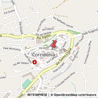 Mappa Via Roma, 3, 62014 Corridonia MC, Italia, 62014 Corridonia, Macerata (Marche)
