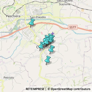 Mappa Via Giambattista Velluti, 62014 Corridonia MC, Italia (0.71545)