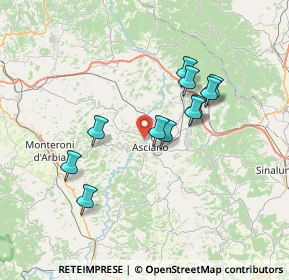 Mappa 53041 Asciano SI, Italia (6.34455)