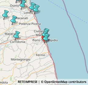 Mappa Via Mirafiori, 63821 Porto Sant'Elpidio FM, Italia (20.91091)