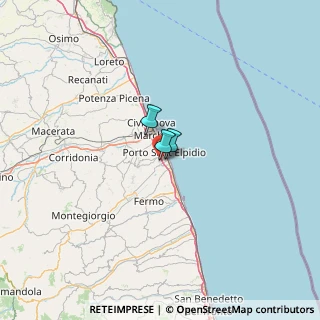 Mappa Via Mirafiori, 63821 Porto Sant'Elpidio FM, Italia (44.26917)