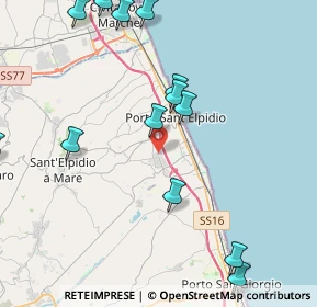 Mappa Via Mirafiori, 63821 Porto Sant'Elpidio FM, Italia (5.35429)