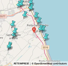 Mappa Via Mirafiori, 63821 Porto Sant'Elpidio FM, Italia (4.80706)