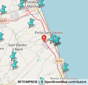 Mappa Via Mirafiori, 63821 Porto Sant'Elpidio FM, Italia (6.01154)