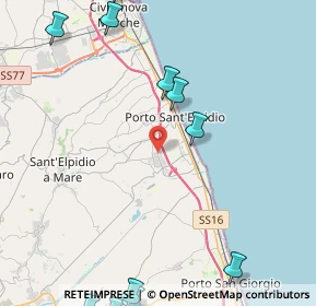 Mappa Via Mirafiori, 63821 Porto Sant'Elpidio FM, Italia (6.58636)