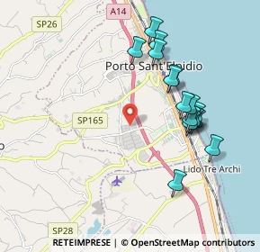 Mappa Via Mirafiori, 63821 Porto Sant'Elpidio FM, Italia (1.968)