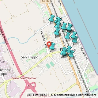 Mappa Via Caserta, 63821 Fermo FM, Italia (0.4365)