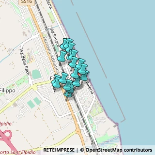 Mappa Via Novara, 63821 Porto Sant'Elpidio FM, Italia (0.257)