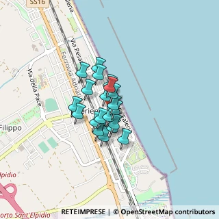 Mappa Via Novara, 63821 Porto Sant'Elpidio FM, Italia (0.254)