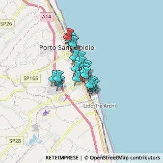 Mappa Via Cristoforo Colombo, 63821 Porto Sant'Elpidio FM, Italia (1.0415)